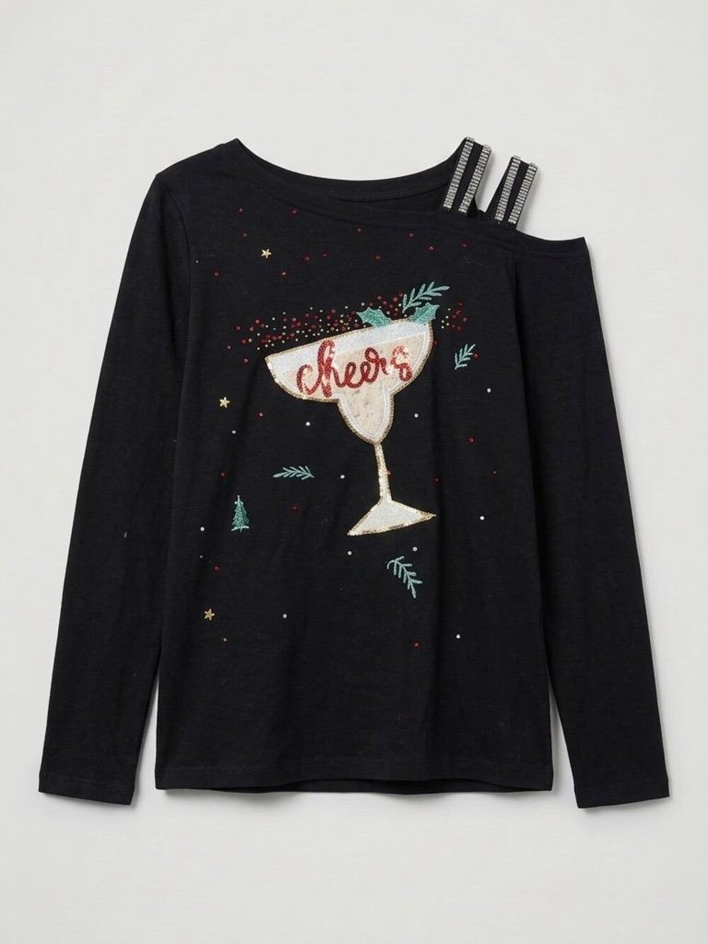 Boston Proper Cheers Long-sleeved Top Size:S